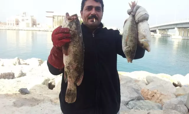 Nabeel & his good catch 06/01/2012