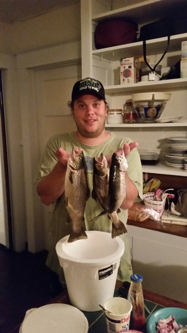 tailwaters of Kinzua Dam. Warren PA Fishing Photo