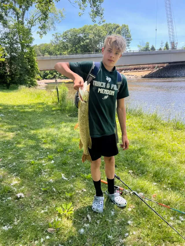 Lil pike outta the river